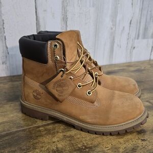 Timberland 12909 Boots Mens Size 6.5 M Wheat Nubuck Leather